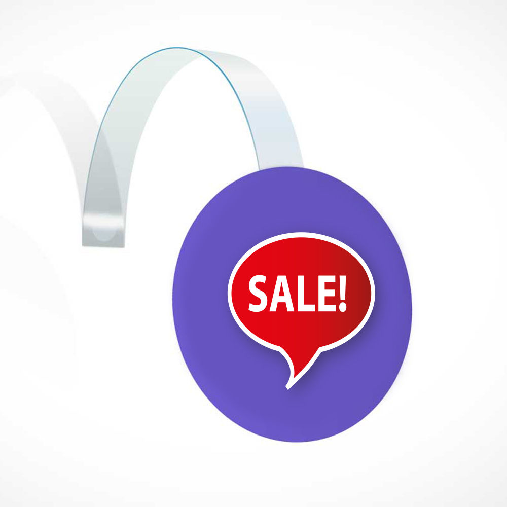 Wobbler 15 x 150mm - 250µ - Acryltape - Los