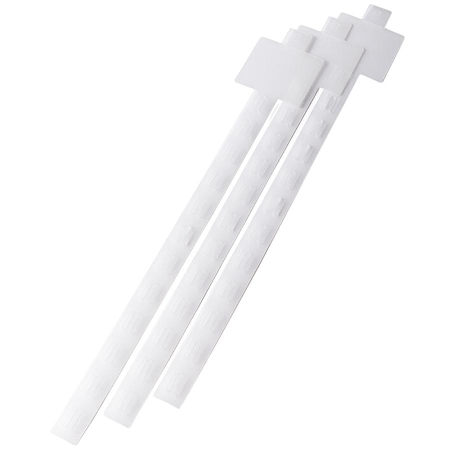 Clipstrip - 972mm lengte - 20 Clips met kopkaart 100 x 85mm