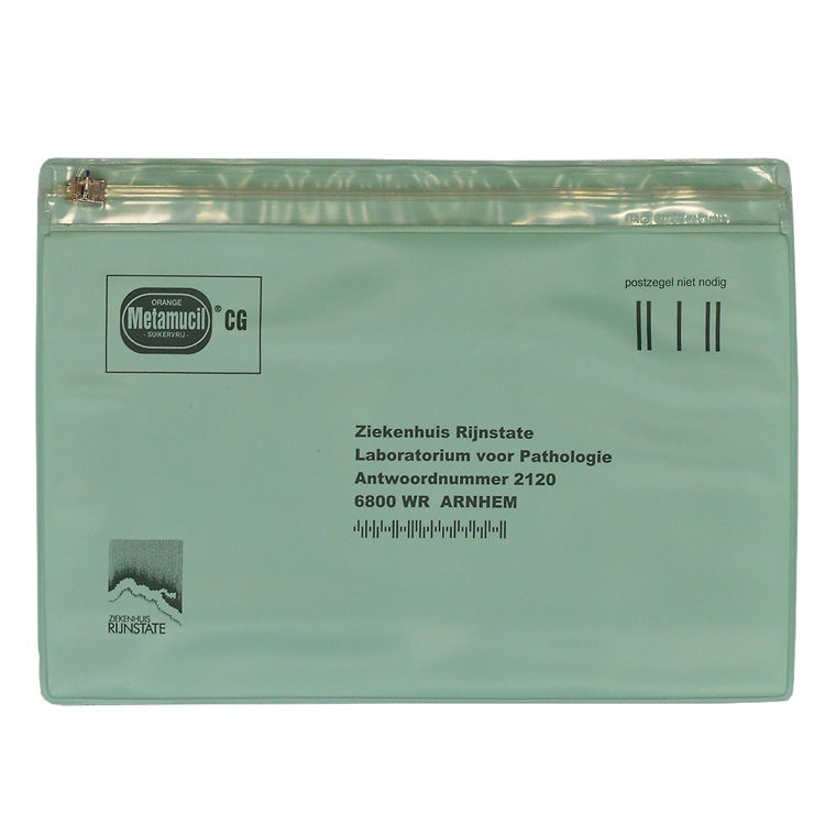 Ritszak - 275 x 175 mm - 70my Transparant - met zipperprofiel