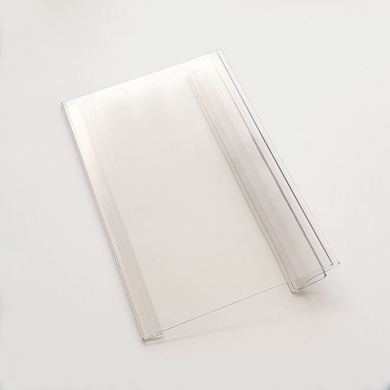 Scharnierende schapkaarthouder 76 x 210mm Scharnierende schapkaarthouder 76 x 210mm